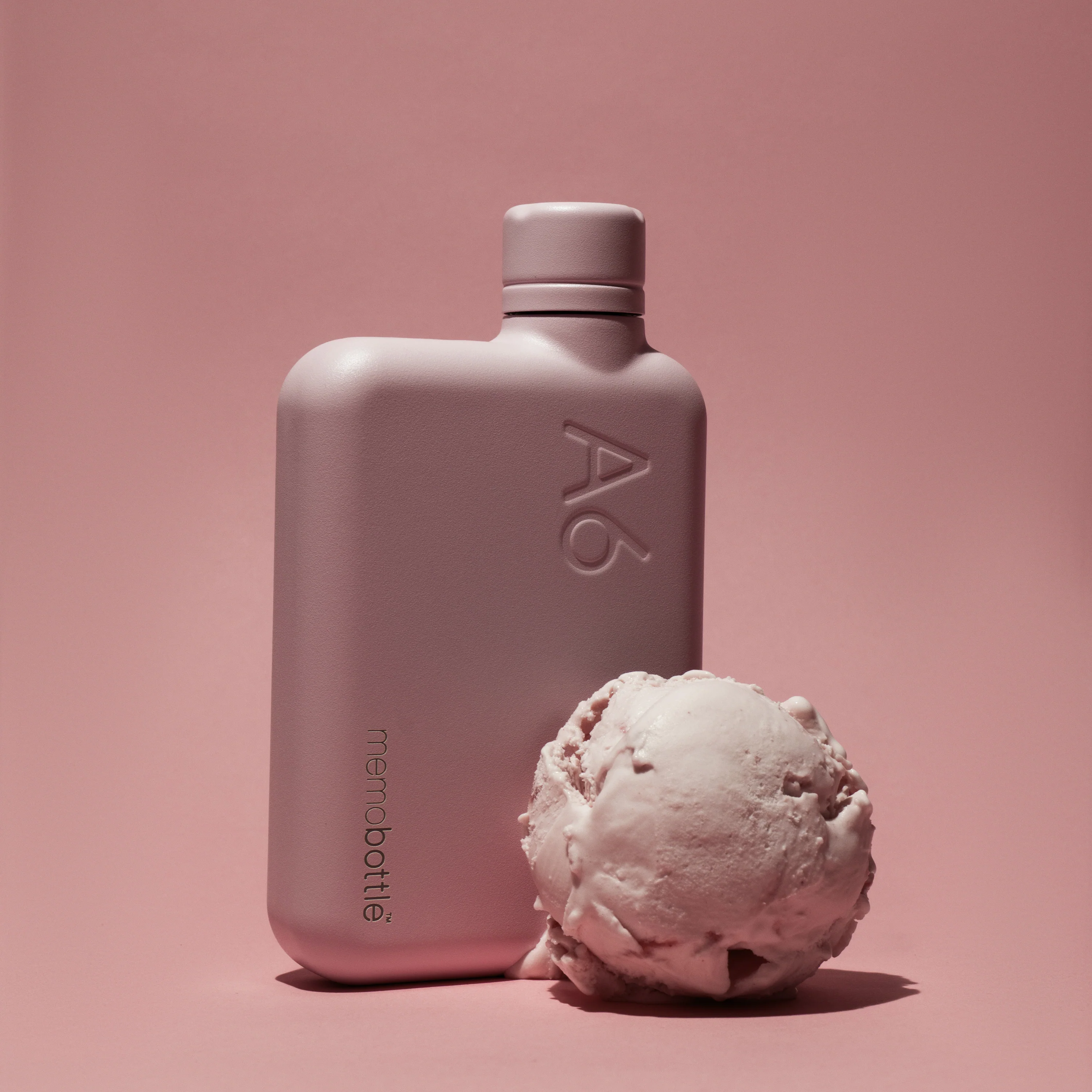 A6 memobottle (Stainless Steel) - Pink Salt - Image 2