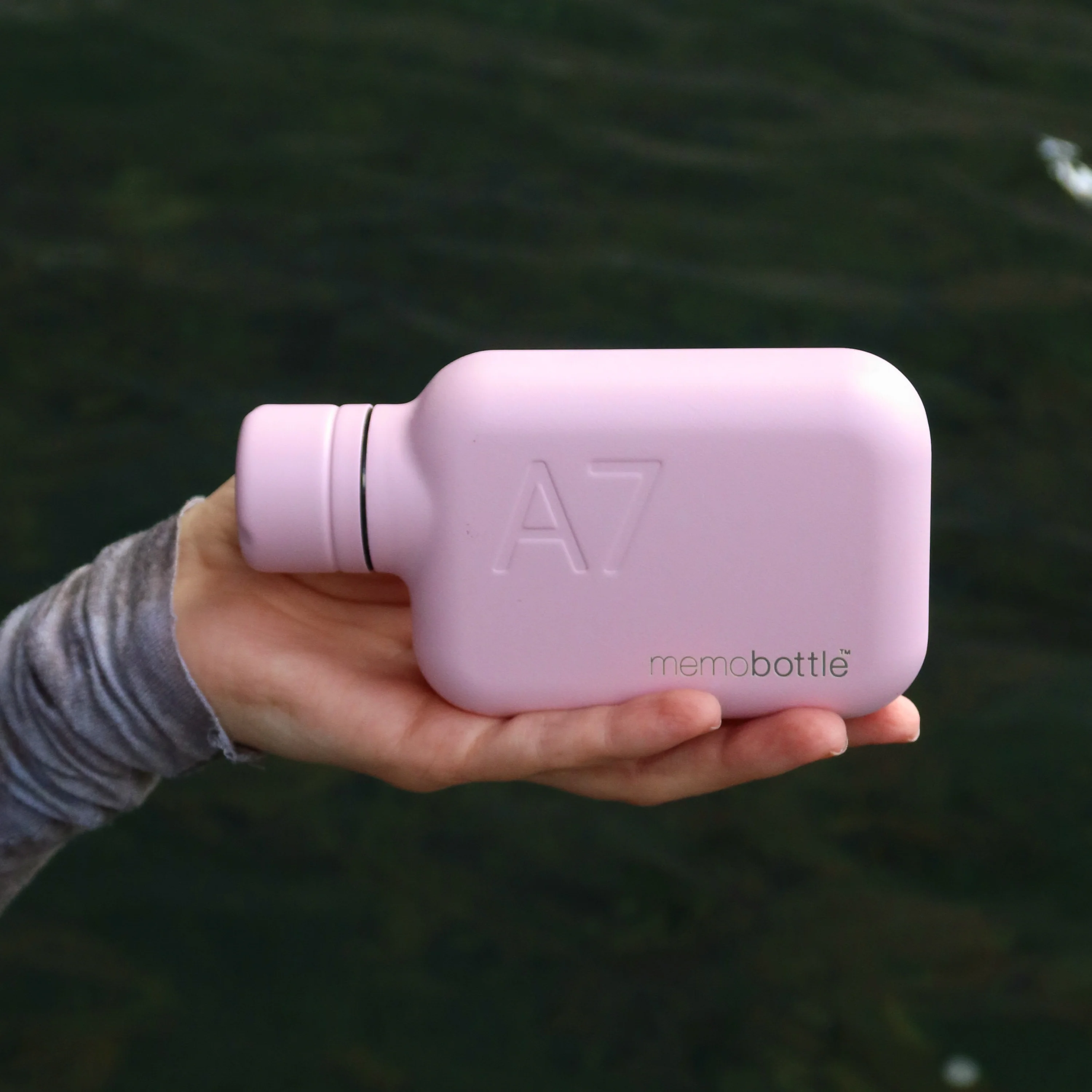 A7 memobottle (Stainless Steel) - Pink Salt - Image 2