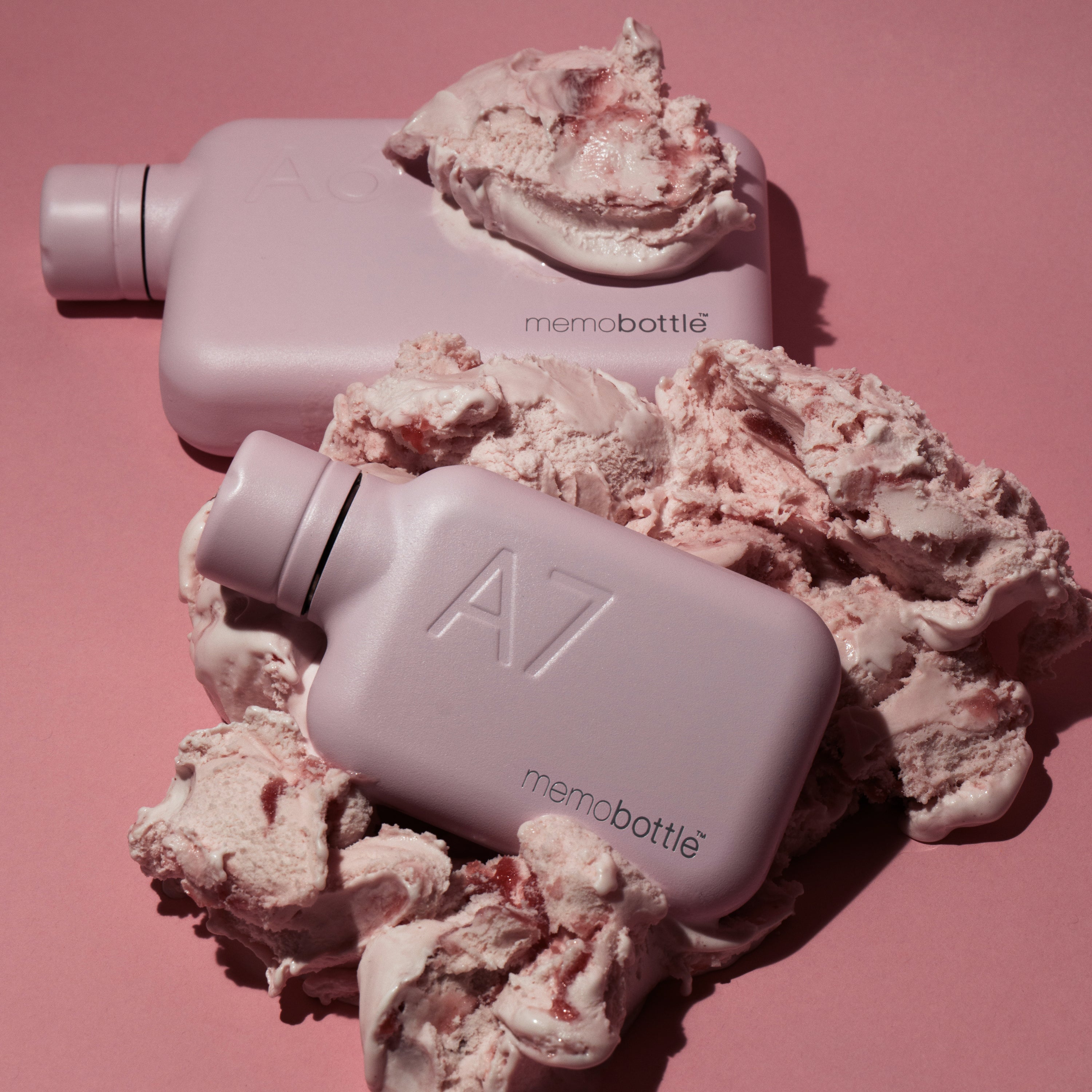 A7 memobottle (Stainless Steel) - Pink Salt - Image 4