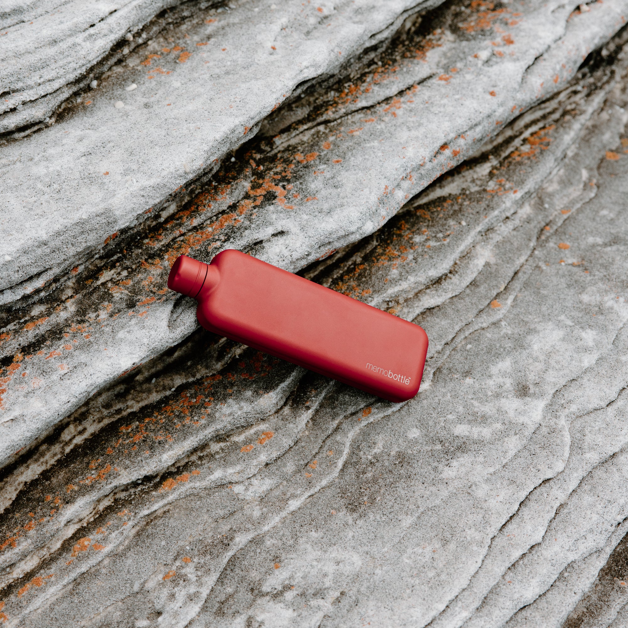 Slim memobottle (Stainless Steel) - Red - Image 2